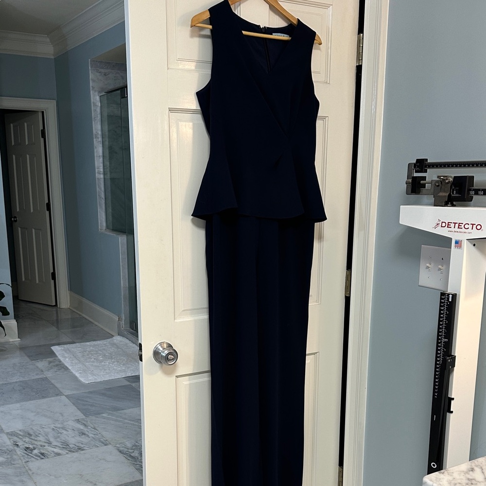 Elegant Navy Sleeveless Jumpsuit Antonio Melani